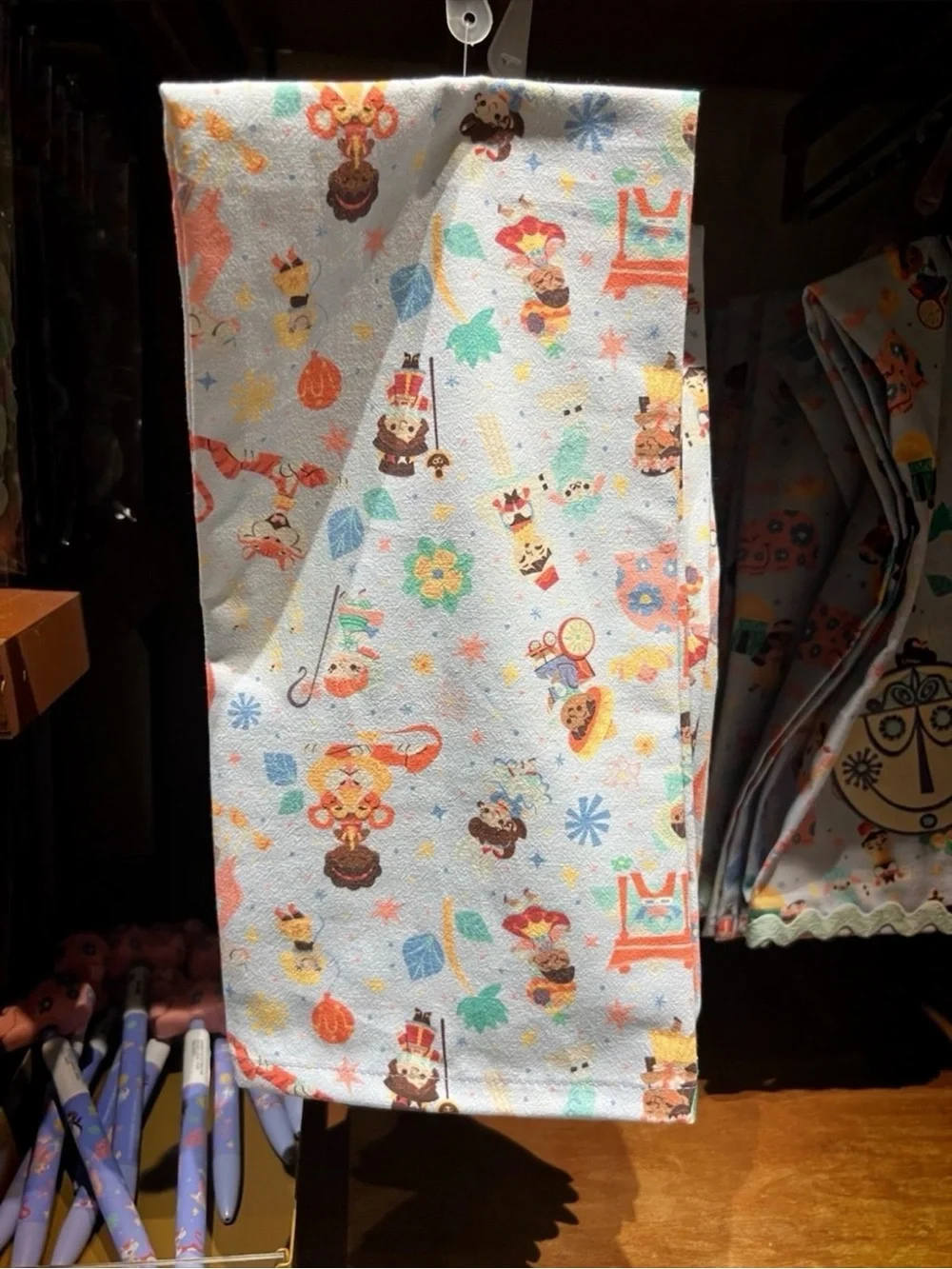 NEW 2026 Disney Parks It’s A Small World Attraction Character Kitchen Towel NWT